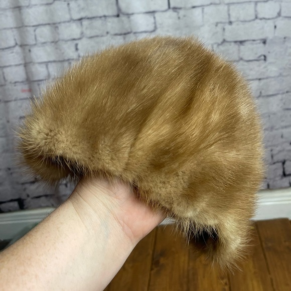 Vintage Brown Fur 50’s style hat - Picture 2 of 6